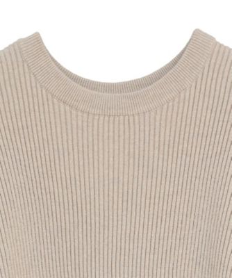 W FACE KNIT MINI ONEPIECE 19112ー