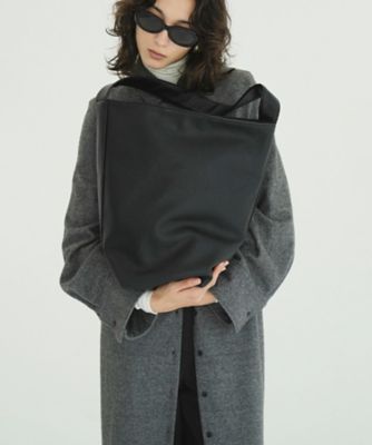 ＜CLANE (Women)＞ＦＡＫＥ　ＬＥＡＴＨＥＲ　ＬＡＲＧＥ　ＴＯＴＥ　ＢＡＧ　１９１１６ー８５５２