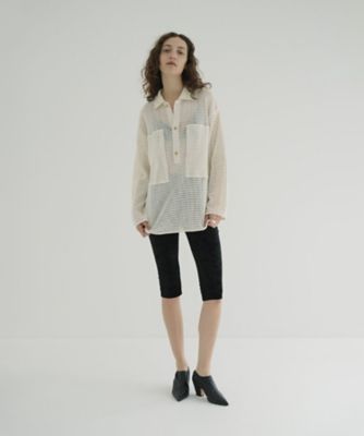 ＜CLANE (Women)＞ＭＥＳＨ　ＰＯＣＫＥＴ　ＯＶＥＲ　ＳＨＩＲＴＳ　１９１２２ー４０２２