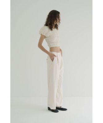 ゆり様clane クラネSHIRRING PUFF TOPS