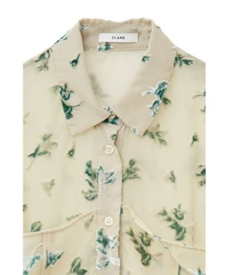 FLOWER OPAL BISTIER SHIRTS 19122ー