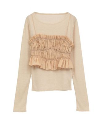 トップス CLANE ROUND CUT BARE BUSTIER トップス CLANE ROUND CUT BARE BUSTIER CLANE ROUND CUT BARE