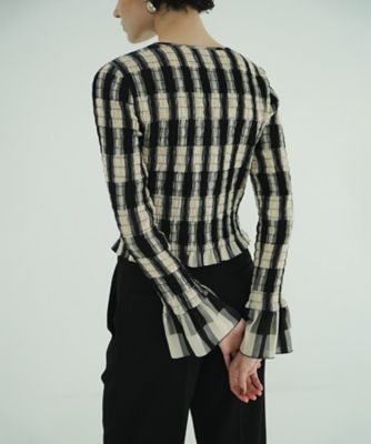 SHIRRING DESIGN BLOUSE 19122ー