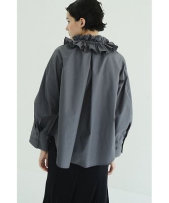 RUFFLE NECK BLOUSE 19122－4192