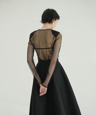 SHEER DRAPE BODYSUITS 19122ー4242