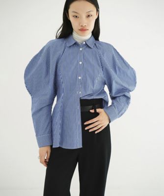＜CLANE (Women)＞ＶＯＬＵＭＥ　ＳＬＥＥＶＥ　ＳＨＩＲＴＳ　１９１２２ー４２５２