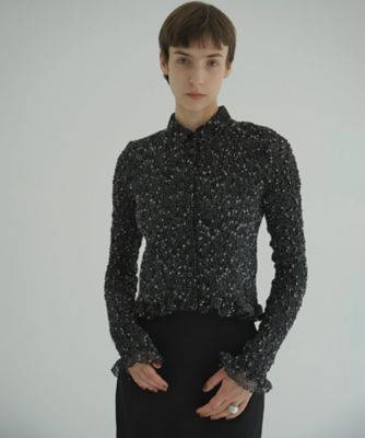 MIX MESH GATHER SHIRT 19122ー4332