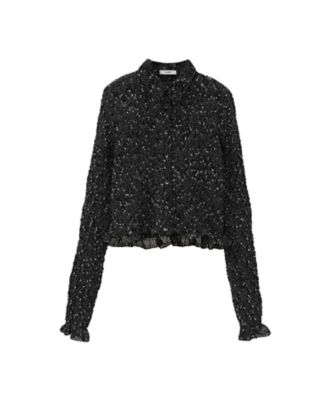 MIX MESH GATHER SHIRT 19122ー4332