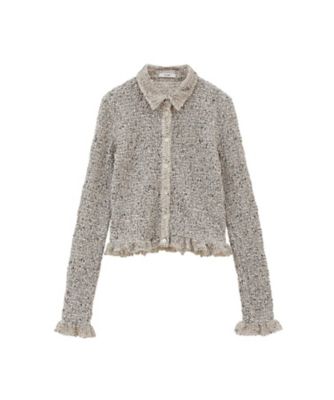 23日まで価格！新品！CLANE MIX MESH GATHER SHIRT MIX MESH GATHER SHIRT 19122ー4332