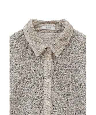 MIX MESH GATHER SHIRT 19122ー4332