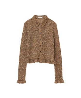 MIX MESH GATHER SHIRT 19122ー4332