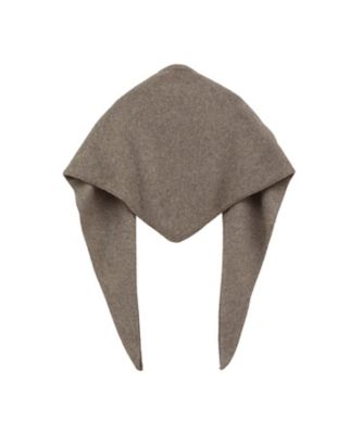 YAK KNIT TRIANGULAR STOLE 19136ー