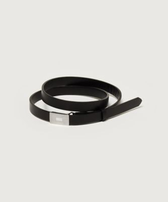 AURALEE／オーラリー SLIDE BUCKLE BELT BLACK SLIDE BUCKLE BELT A00B05RP | AURALEE