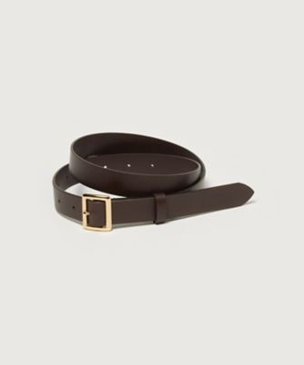 【美品】AURALEE オーラリー スクエアバックルベルト 黒 Sサイズ SQUARE BUCKLE BELT A00B07RP | AURALEE