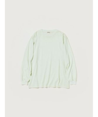 ＜AURALEE (Men)＞Ｔシャツ　ＬＵＳＴＥＲ　ＰＬＡＩＴＩＮＧ　Ｌ／Ｓ　ＴＥＥ　Ａ００Ｐ０１ＧＴ