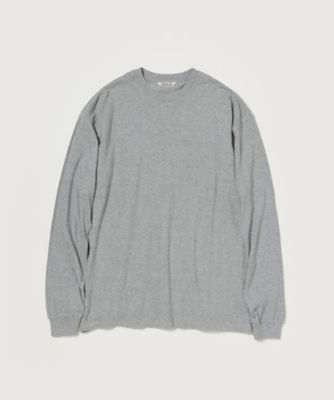 ＜AURALEE (Men)＞カットソー　ＳＥＡＭＬＥＳＳ　Ｌ・Ｓ　ＴＥＥ　Ａ００Ｔ０２ＳＴ