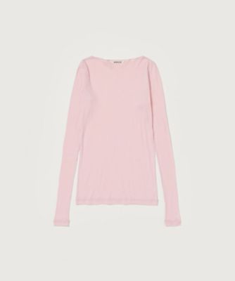 AURALEE ボートネック コットンカシミアロンT AURALEE ボートネック コットンカシミアロンT - メルカリ