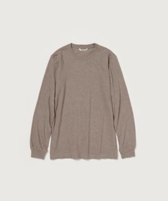 AURALEE SEAMLESS L/S TEE ブラック 5サイズ AURALEE(オーラリー) SEAMLESS L/S TEE (A00T02ST) | AURALEE