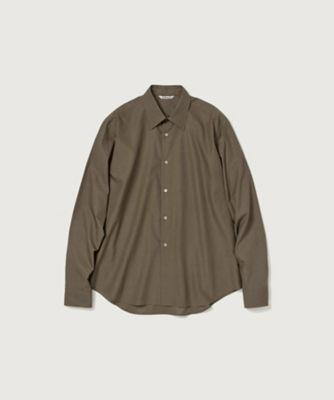 シャツ ＷＡＳＨＥＤ ＦＩＮＸ ＴＷＩＬＬ ＳＨＩＲＴ Ａ２４ＡＳ０１ＴＮ | AURALEE (Men)/オーラリー |  三越伊勢丹オンラインストア・通販【公式】