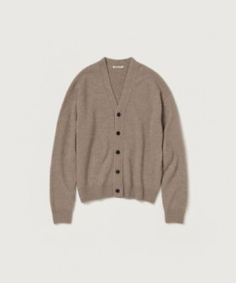 AURALEE (Women)/オーラリー *BABY CASHMERE KNIT CARDIGAN A25AC05BC NATURAL BROWN トップス【三越伊勢丹/公式】