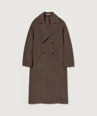 【送料無料】AURALEE (Women)/オーラリー SUPER FINE WOOL MOSSER CHESTERFIELD COAT A25AC05WM TOP BROWN コート・ジャケット【三越伊勢丹/公式】