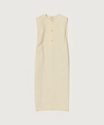 AURALEE (Women)/オーラリー ＳＴＲＵＣＴＵＲＥＤ　ＷＯＯＬ　ＤＯＵＢＬＥ　ＣＬＯＴＨ　ＳＬＥＥＶＥＬＥＳＳ　ＤＲＥＳＳ　Ａ２５ＡＤ０１ＨＰ