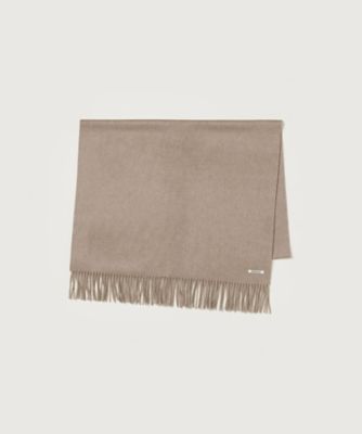 AURALEE (Women)/オーラリー *BABY CASHMERE WIDE STOLE A25AM12BC NATURAL BROWN スカーフ・ショール【三越伊勢丹/公式】