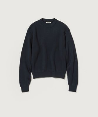 AURALEE (Women)/オーラリー SUPER FINE WOOL SOFT RIB KNIT P/O A25AP02JP DARK NAVY トップス【三越伊勢丹/公式】