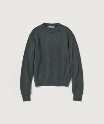 AURALEE (Women)/オーラリー SUPER FINE WOOL SOFT RIB KNIT P/O A25AP02JP GRAY トップス【三越伊勢丹/公式】