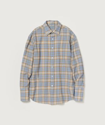 シャツ AIRY LIGHT COTTON CHECK P／O