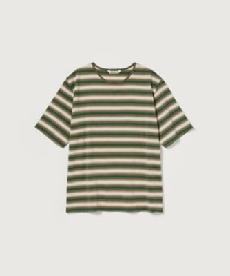 AURALEE (Women)/オーラリー ＧＲＡＤＩＥＮＴ　ＳＴＲＩＰＥ　ＪＥＲＳＥＹ　ＴＥＥ　Ａ２５ＡＴ０４ＧＪ