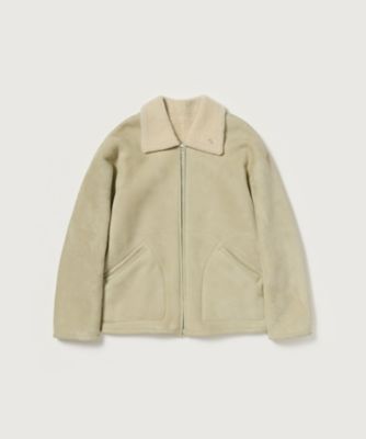 ブルゾン MERINO MOUTON ZIP BLOUSON