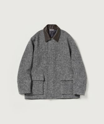 HOMESPUN TWEED ZIP BLOUSON