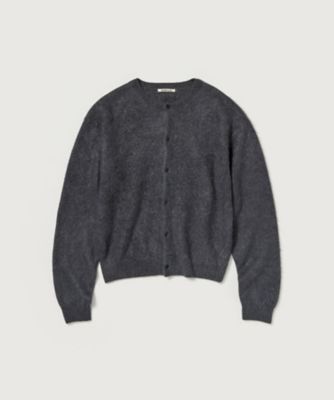 カーディガン GARMENTーDYED BABY ALPACA FUR