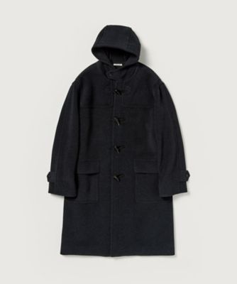 WOOL HERRINGBONE DUFFLE COAT
