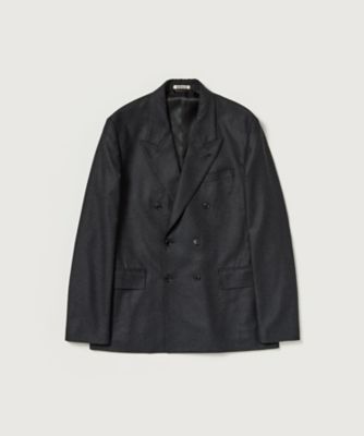 コート SHETLAND WOOL DOUBLE CLOTH COAT