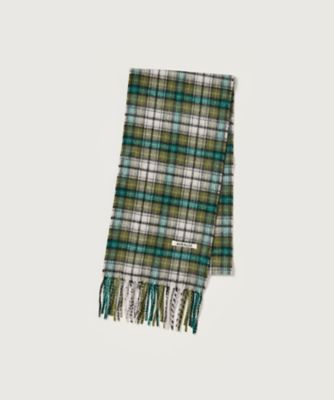 CASHMERE CHECK LONG STOLE A26AM02SL