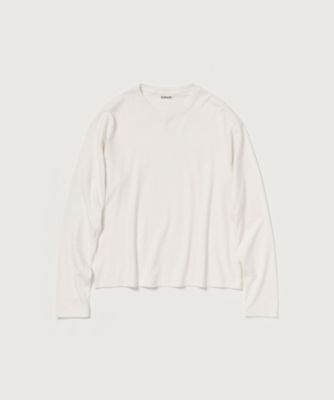Tシャツ BRUSHED ORGANIC COTTON JERSEY