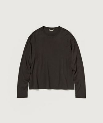 【新古品】 オーラリー 26SS COTTON JERSEY L/S ロングT Tシャツ BRUSHED ORGANIC COTTON JERSEY