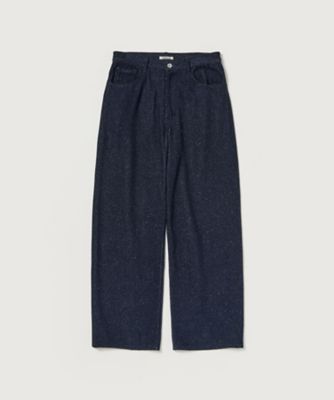 パンツ SILK NEP DENIM 5P WIDE PANTS