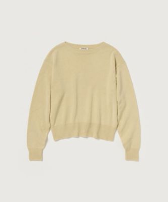 カシミヤニット LIGHT CASHMERE KNIT BOAT
