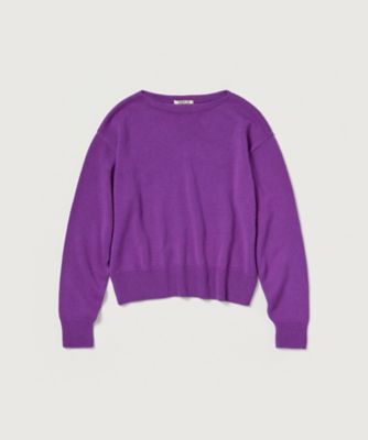 カシミヤニット LIGHT CASHMERE KNIT BOAT