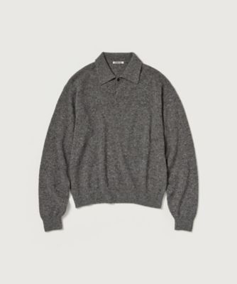 ニット CASHMERE NEP KNIT POLO