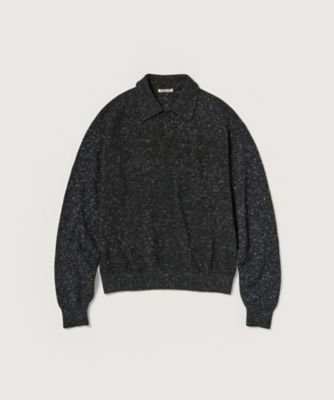 UNITED ARROWS - AKIRA NAKA ラッフルニット 新品未使用 ニット CASHMERE NEP KNIT POLO