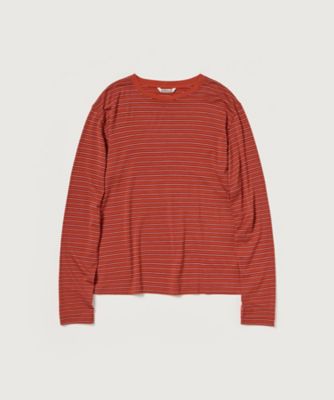 SOFT SMOOTH WOOL STRIPE JERSEY L／S