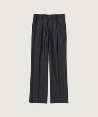 パンツ WOOL FULLING FLANNEL ONEーTUCK