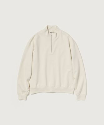 SUPER HIGH GAUGE SWEAT HALF ZIP P／O