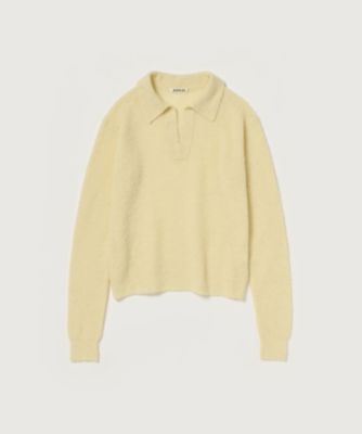 AURALEE (Women)/オーラリー ＢＡＢＹ　ＳＵＲＩ　ＡＬＰＡＣＡ　ＳＨＥＥＲ　ＫＮＩＴ　ＳＫＩＰＰＥＲ　ＰＯＬＯ　Ａ２６ＡＰ０４ＡＫ