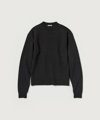Auralee AURALEE (Women)/オーラリー SUPER FINE WOOL KNIT P/O A26AP04TJ TOP BLACK トップス【三越伊勢丹/公式】
