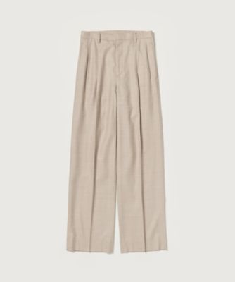SUPER LIGHT WOOL TWOーTUCK SLACKS